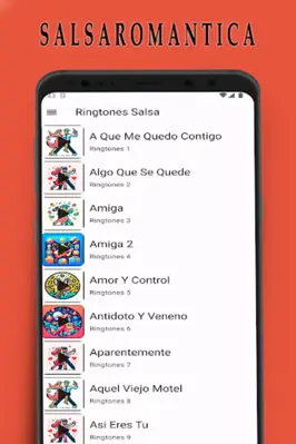 Ringtones Salsa Romantica android App screenshot 3